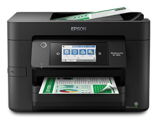Epson WorkForce Pro WF-4820DWF, 25/12ppm, 250-Sheet Capacity, 4.3" Touchscreen, Wireless
