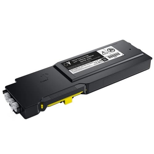 Dell XMHGR Yellow Toner Cartridge, High Yield, 9000-Page Yield, 1 Per Pack