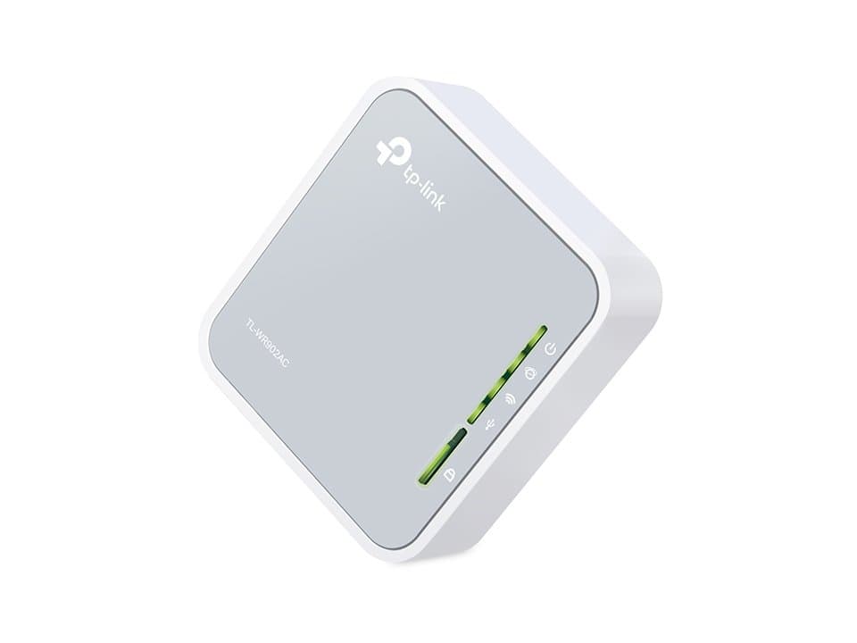 TP-Link TL-WR902AC Wi-Fi 5 Travel Router, Dual-Band 2.4/5 GHz, AC750, Portable