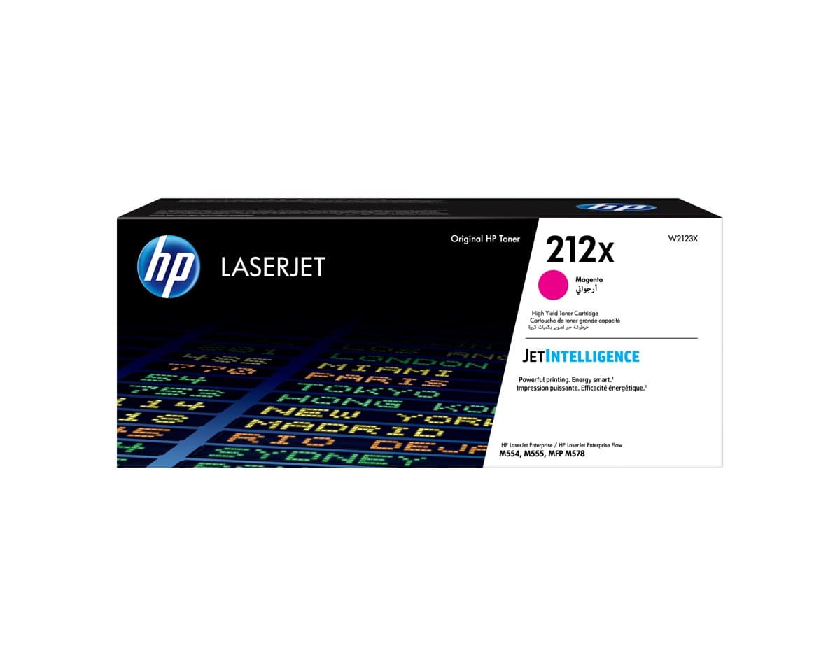 HP 212X Magenta Original LaserJet Toner Cartridge, High Yield, 10,000 Pages, JetIntelligence