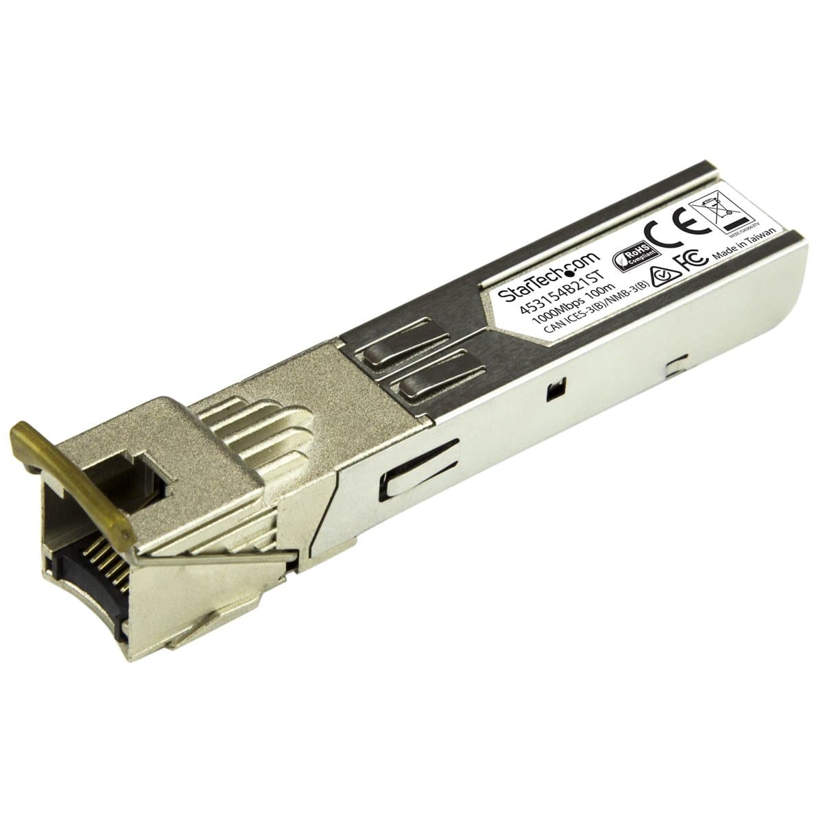 StarTech SFP Transceiver, 1000Mbps Copper RJ45, 100m, HPE 453154-B21, Lifetime Warranty