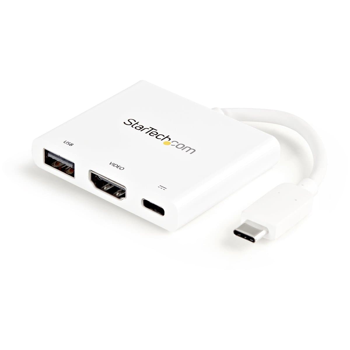 StarTech USB-C Multiport Adapter, HDMI 4K 30Hz, 60W PD, USB 3.0
