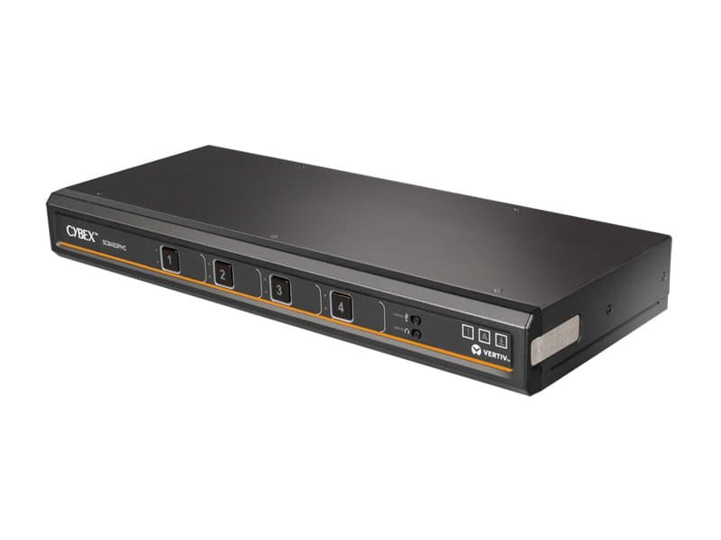 Vertiv Cybex SC845DPH, 4-Port Secure KVM Switch, 4K 60Hz, HDMI/DP