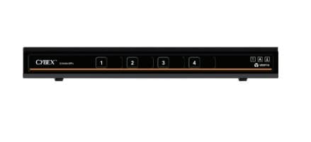 Vertiv Cybex Secure KM, KVM Switch, 4-Port USB, 348×127×43 mm