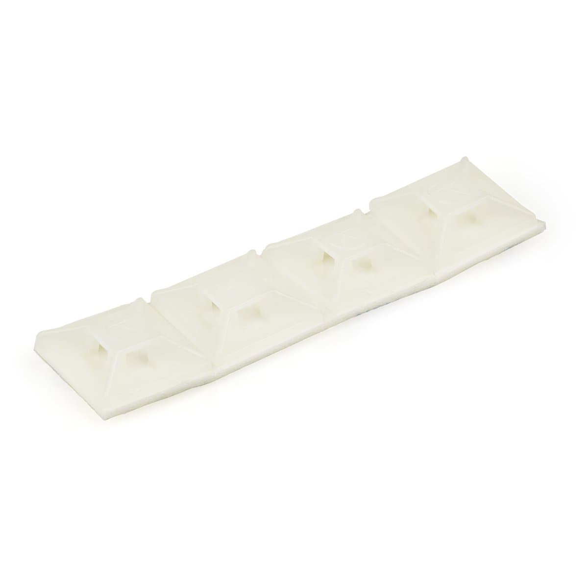 StarTech Adhesive Cable Tie Mounts, 100 Pack, 3.2 mm Width, White