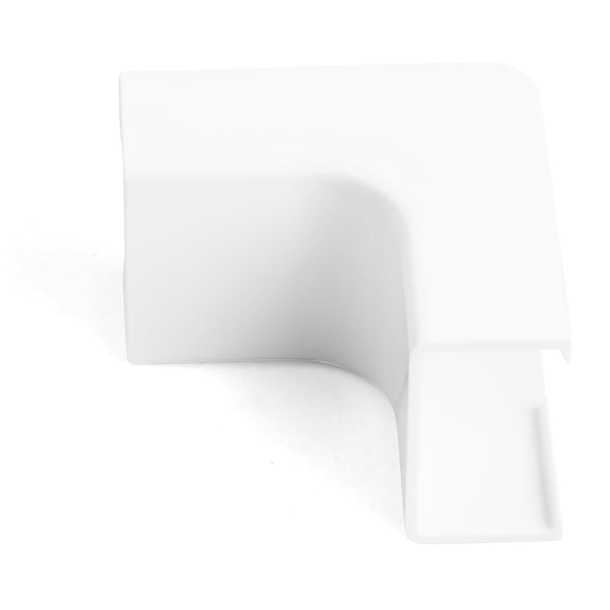 StarTech 20-Pack Cable Raceway Inside Corner Connectors, 90° Elbow, White, ABS