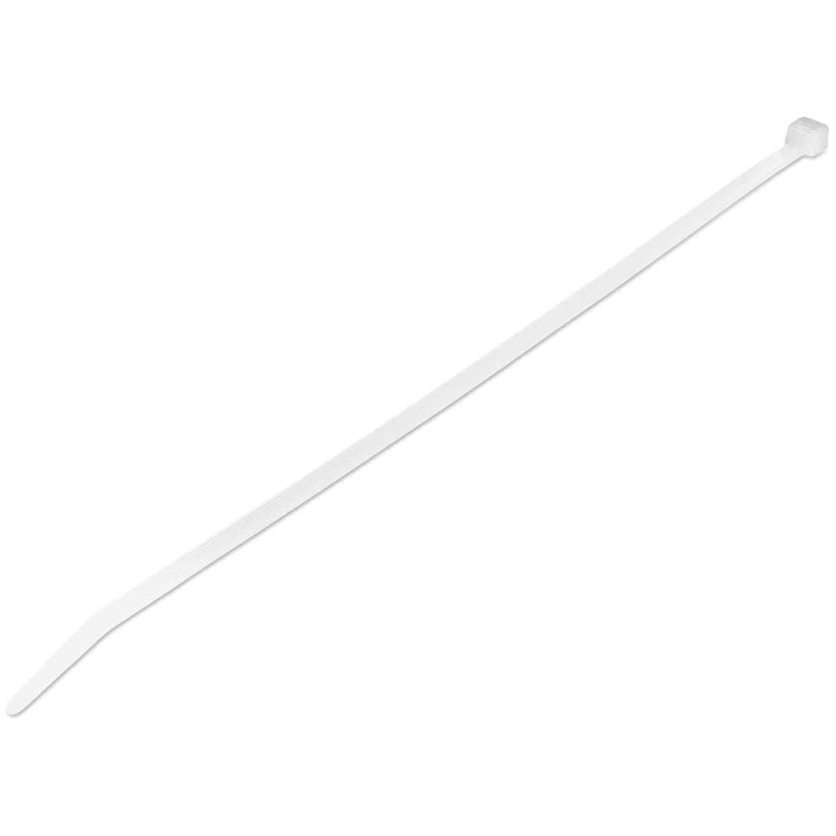 StarTech 10 in, Nylon Cable Ties, 100 Pack, 50 lb Tensile, White