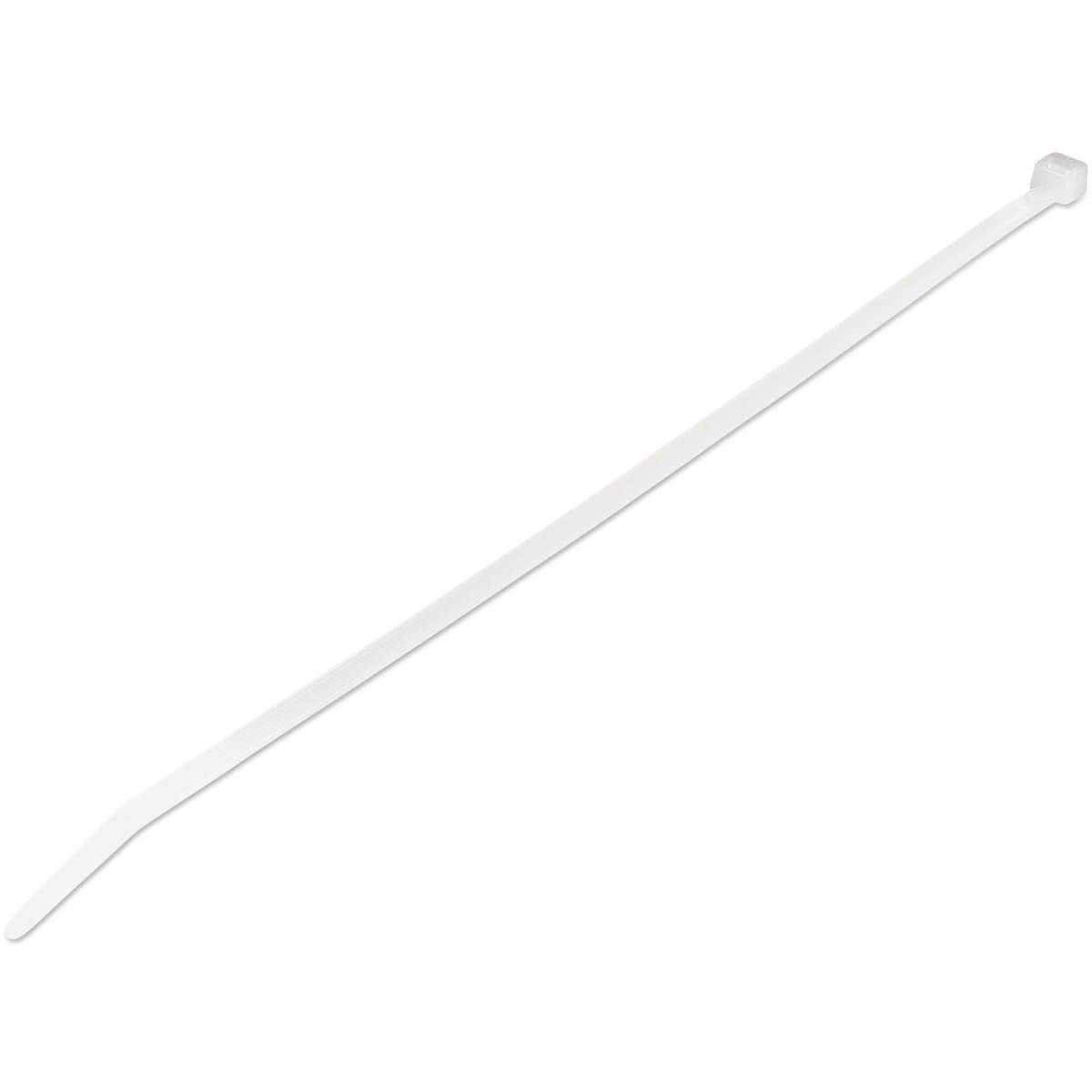 StarTech Cable Ties 10" 1000-Pack, Nylon Zip Ties, 50 lb Tensile, Curved Tip