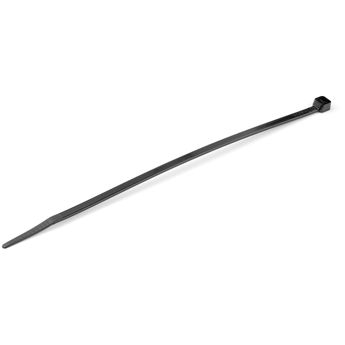 StarTech 100-Pack 8" Cable Ties, Nylon 66, 50 lb Tensile, UL94 V-2, TAA, Black