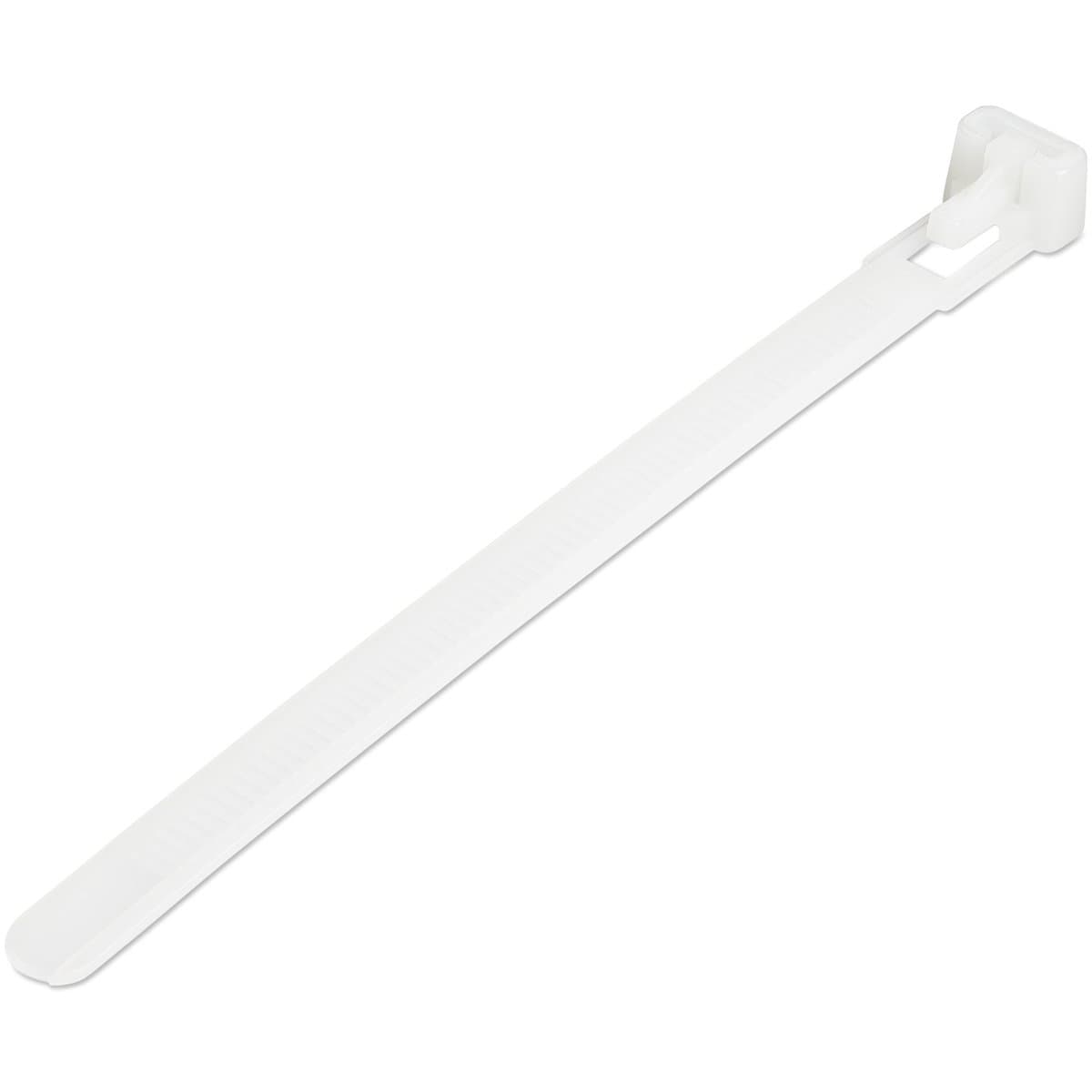 StarTech 5" Reusable Cable Ties, 50lb Tensile, Nylon, 100 Pack