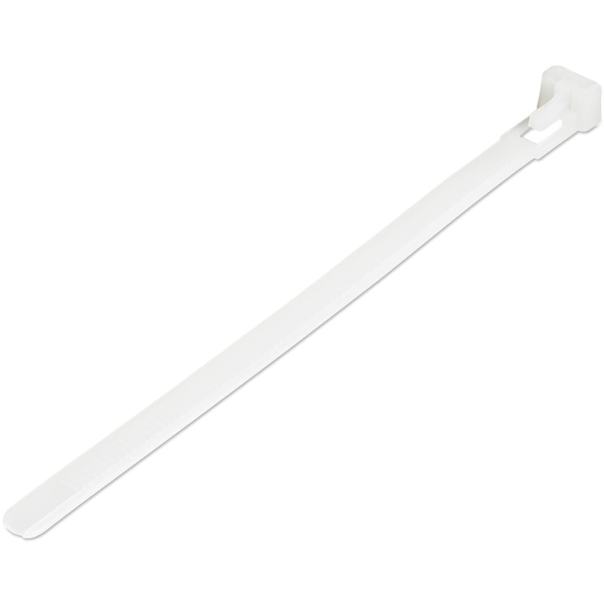 StarTech Reusable Cable Ties 6 Inch, 1/4 Inch Wide, 50lb Tensile, 100 Pack