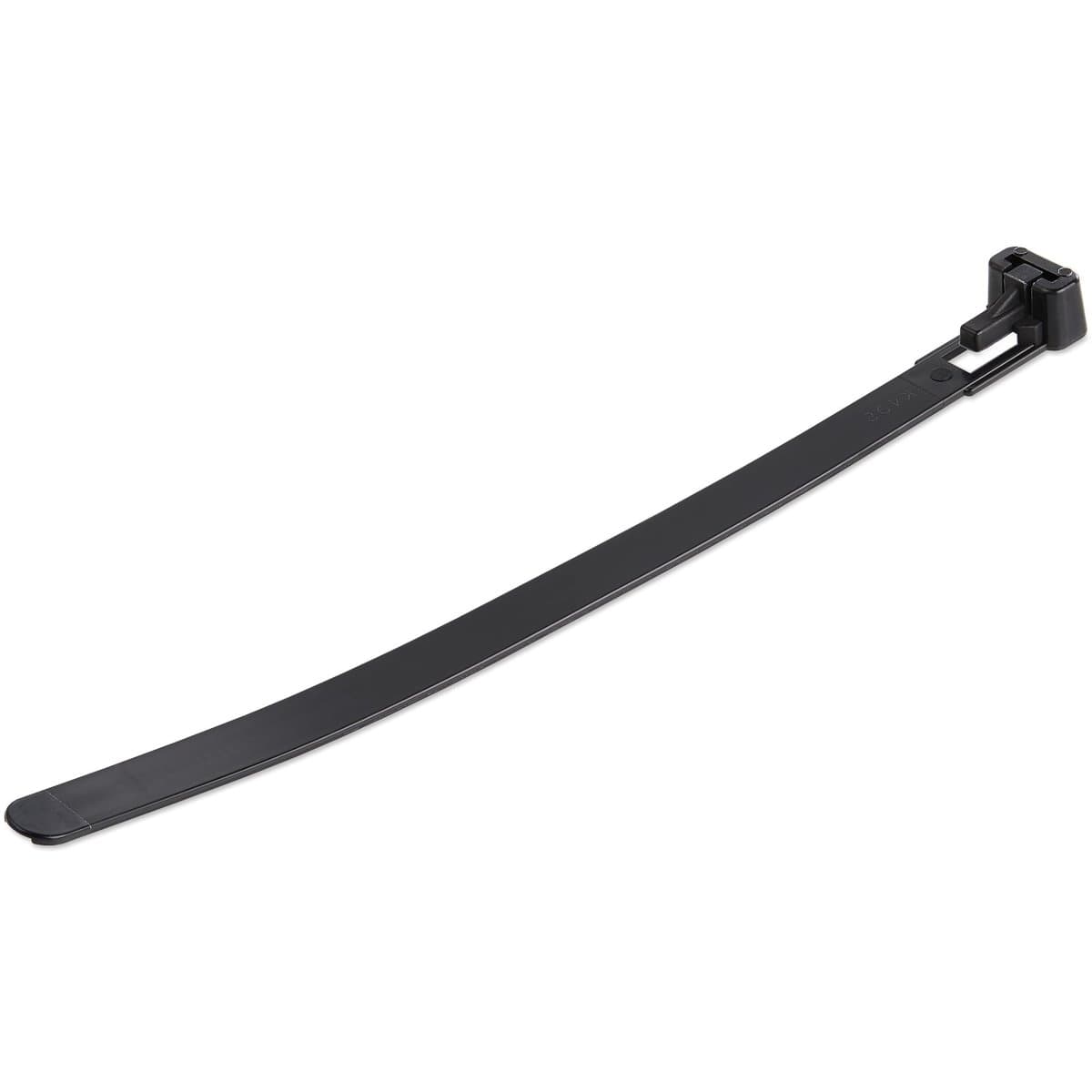 StarTech 6 inch Reusable Nylon Cable Ties, 1/4 inch Wide, 50lb Tensile, 100-Pack