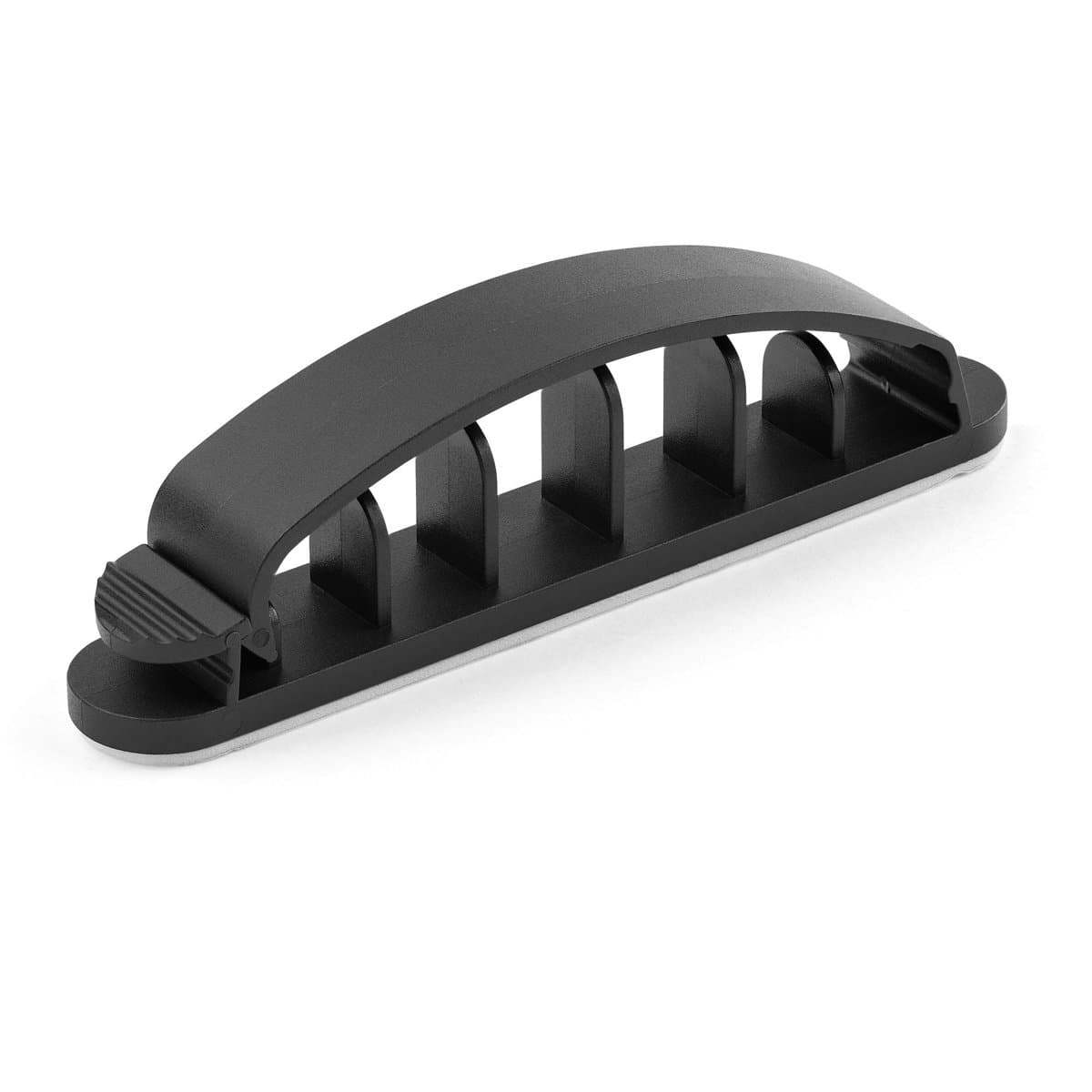 StarTech Cable Management Clips, 100 Pack, 6-Slot, Self-Adhesive, Nylon