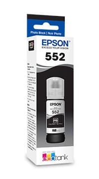 Epson T552 Ink Bottle Dye Photo Blk Ink