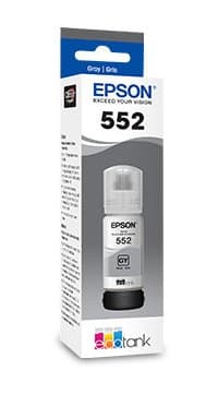 Epson T552 Ink Bottle Dye Grey Ink Grey Ink