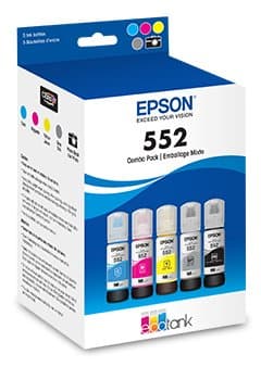 Epson T552 Ink Bottle Dye Color Combo Ink