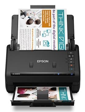 Epson WorkForce ES-500WII, 35 ppm Duplex, 50-Sheet ADF, Wireless
