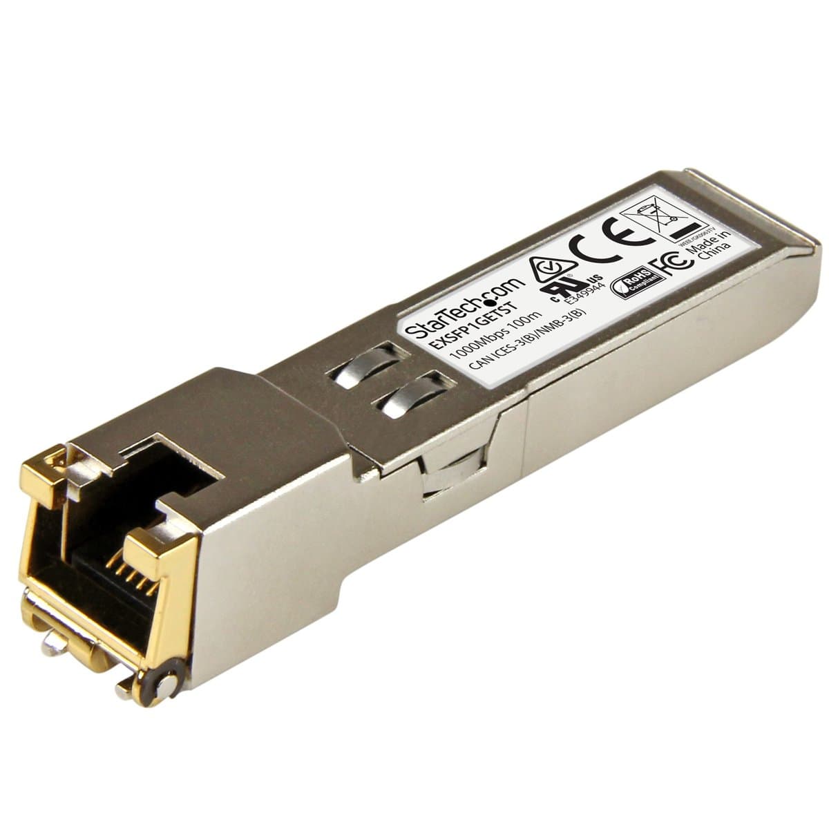 StarTech Juniper EX-SFP-1GE-T Compatible SFP, 1000BASE-T, RJ45 Copper, 100m