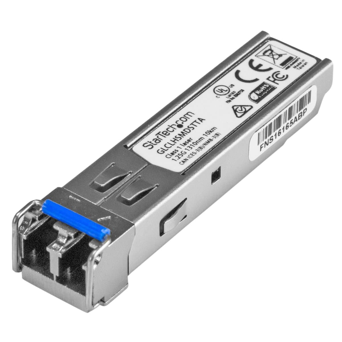 StarTech Cisco GLC-LH-SMD SFP Module, 1GbE Single Mode, LC, 10km