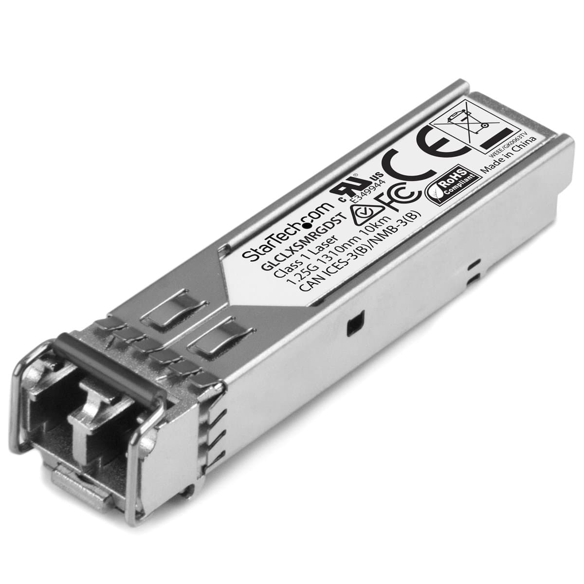 StarTech Cisco GLC-LX-SM-RGD SFP Module, 1000BASE-LX, Single Mode Fiber, LC, 10km