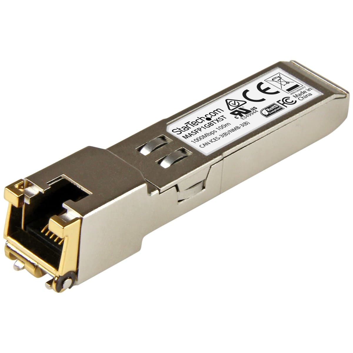 StarTech Cisco Meraki MA-SFP-1GB-TX SFP Module, 1000BASE-T, RJ45, 100 m Range