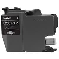 Brother LC-3017BK High Yield Ink, 550 Pages, Black, Pigment-Based
