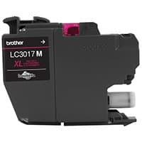 Brother LC-3017M, High Yield Magenta Ink, Pigment-Based, 550 Pages