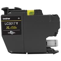 Brother LC3017Y Yellow Ink Cartridge, High Yield, Pigment-Based, 550 Pages