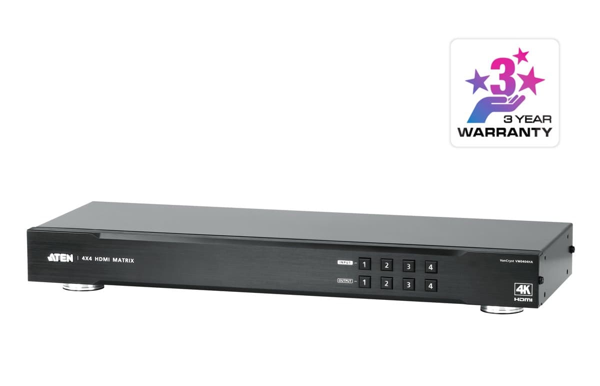 4X4 4K HDMI MATRIX SWITCH