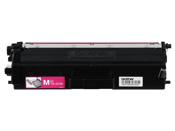 Brother TN431M, Magenta Toner Cartridge, 1800-Page Yield, Single Pack