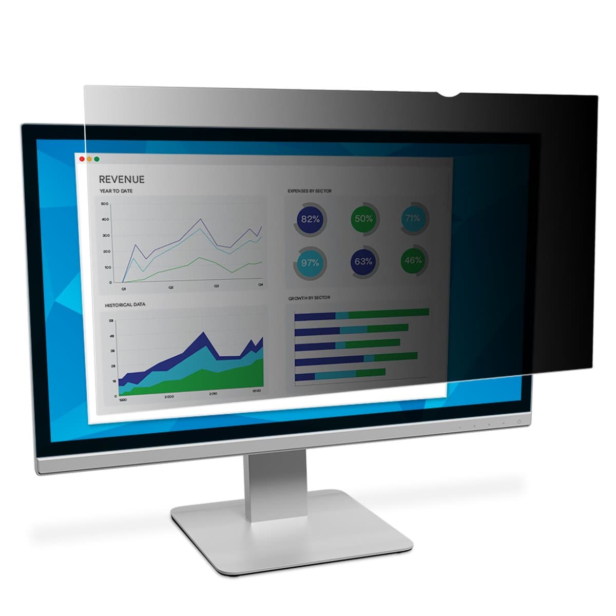 3M Privacy Filter, iMac 27-inch, 16:9 Aspect Ratio, Frameless, Anti-Glare