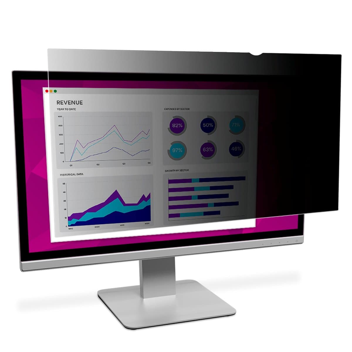 3M High Clarity Privacy Filter, Apple iMac 27", 16:9, Frameless, Glossy