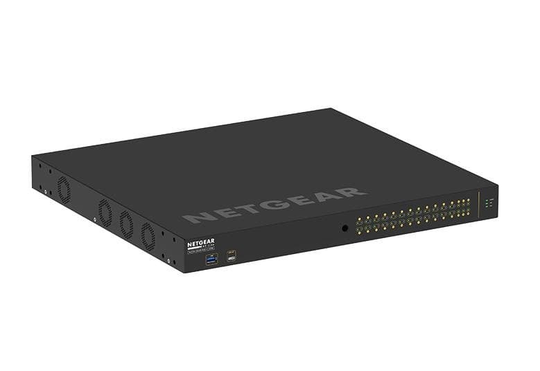 Netgear GSM4230UP, 24-Port Gigabit PoE+ Managed, 60 Gbit/s, AV over IP, 1U