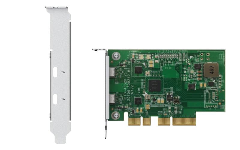 QNAP QXP-T32P, Dual-Port Thunderbolt 3, PCIe 3.0, Full-Height