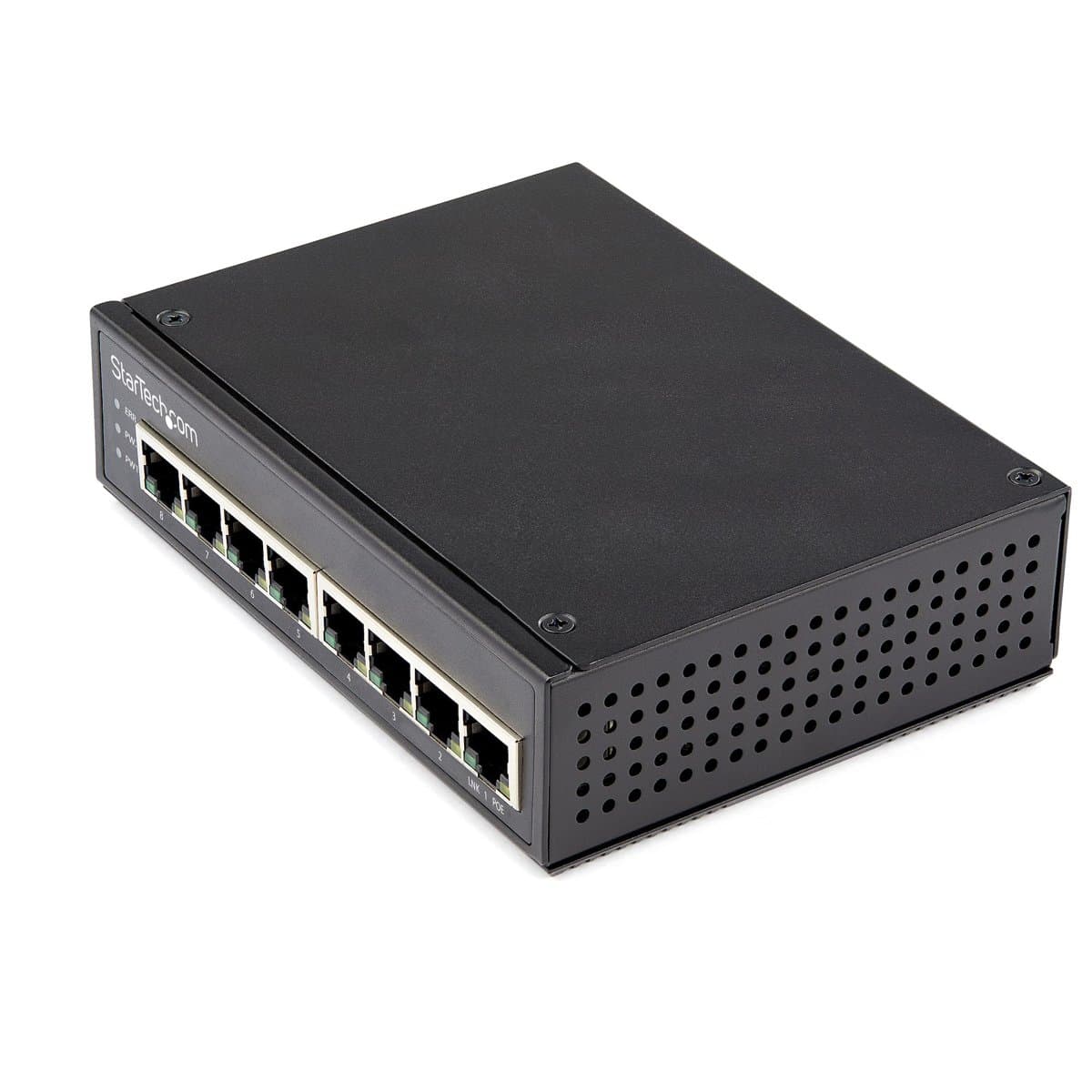 StarTech Industrial 8-Port Gigabit PoE Switch, 30W, unmanaged, -30–75°C