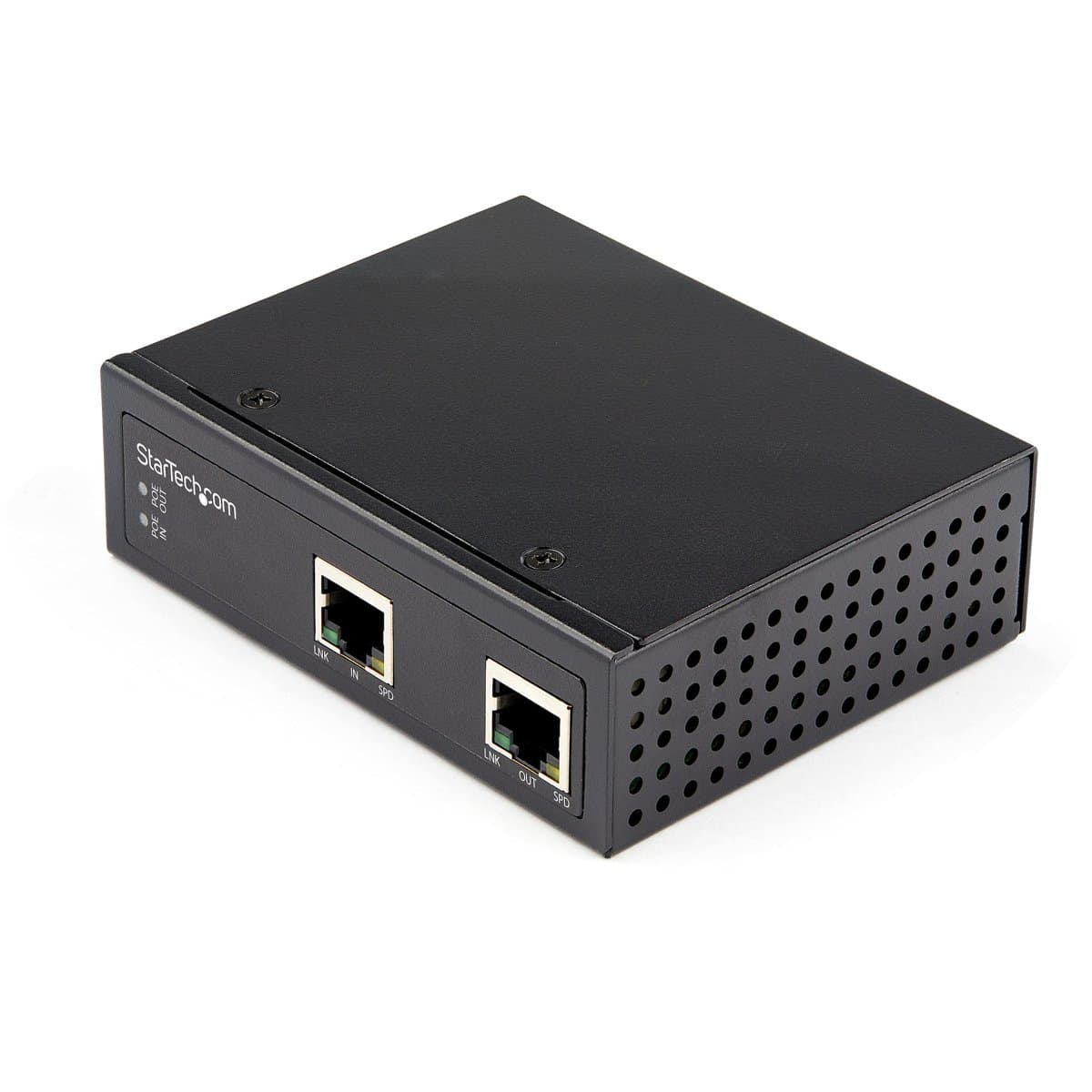 StarTech Industrial Gigabit PoE Extender, 60W 802.3bt, 100 m, IP-30, -40–75°C
