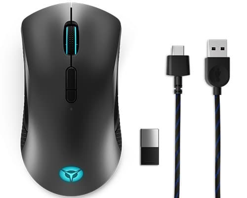 Lenovo Legion M600 Wireless Gaming Mouse, 16000 DPI, 1ms Response, Ambidextrous