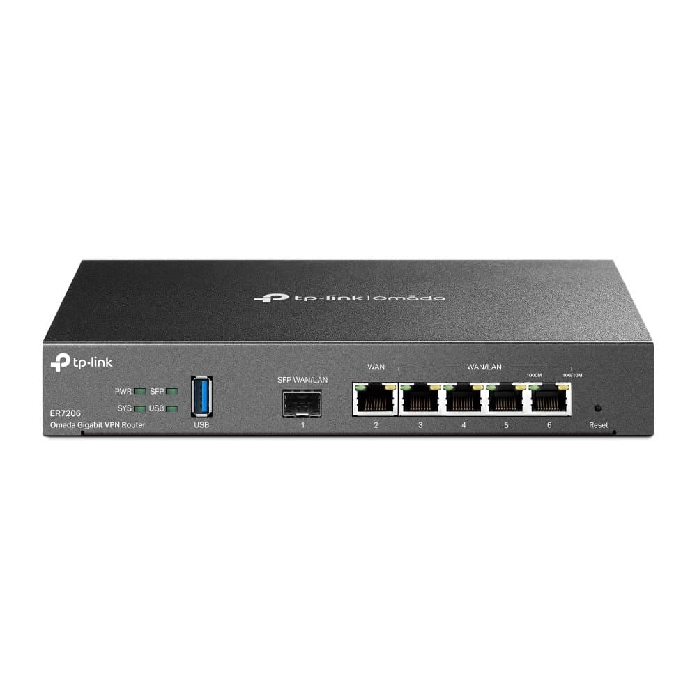 TP-Link Omada Gigabit VPN Router, 5 WAN Ports, Load Balancing, 512 MB DDR4