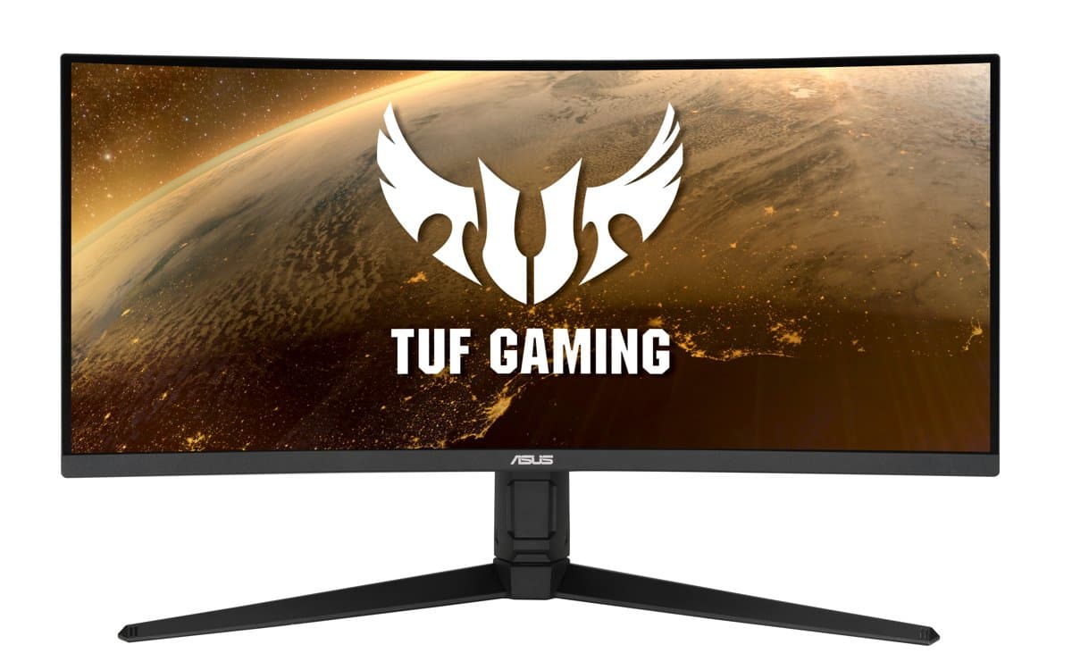 ASUS TUF VG34VQL1B, 34" Curved UltraWide QHD, 3440×1440, 165Hz, 1ms