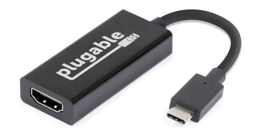 Plugable USBC-HDMI, USB-C to HDMI 2.0 Adapter, 4K@60Hz, Alt Mode