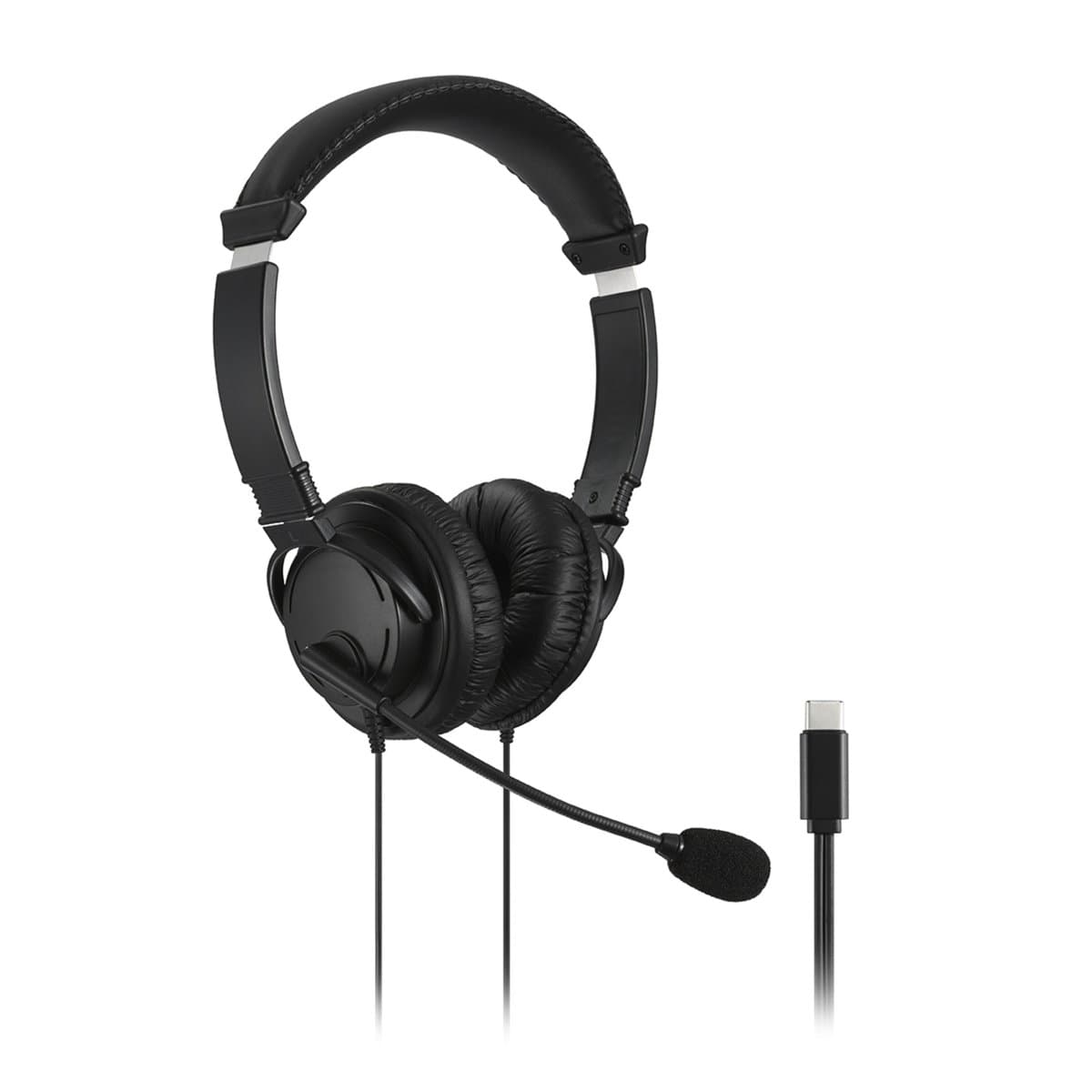 Kensington Classic Wired USB-C Headset with Microphone, 1.8m Cable