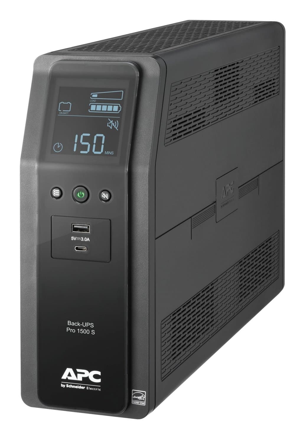 APC Back-UPS Pro 1500VA, 900W, Line-Interactive, 10 Outlets, 2× USB