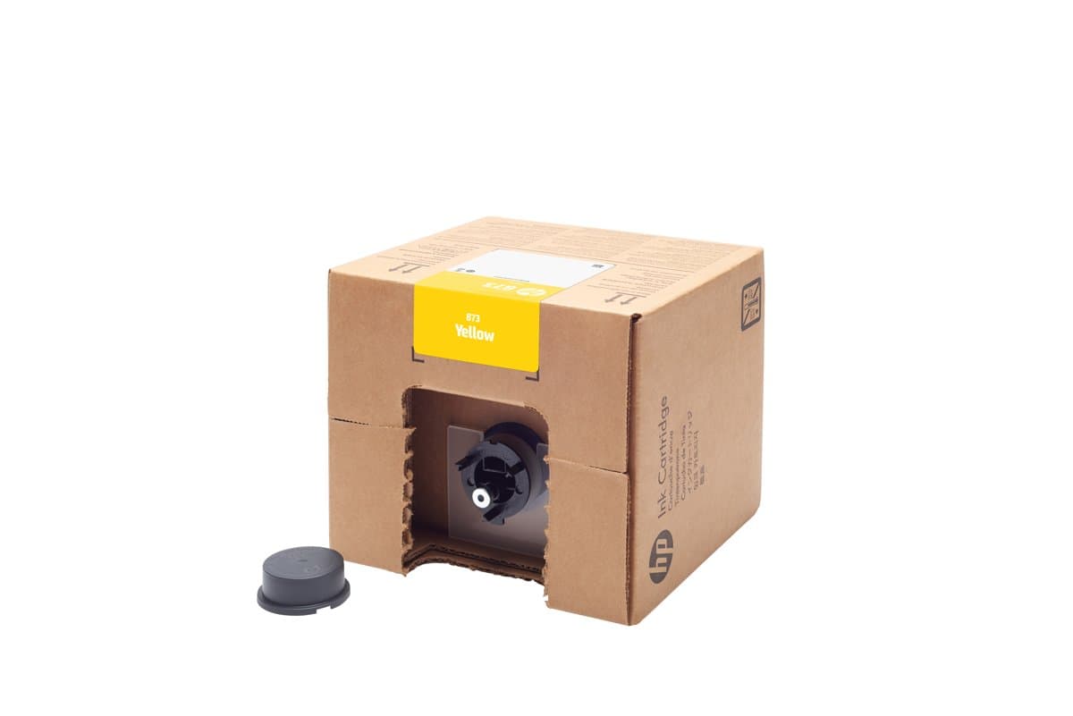 HP 873 3L Yellow Latex Ink, HP Latex 800, 800W Printer, Thermal Inkjet