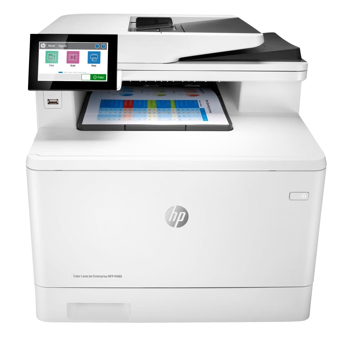 HP Color LaserJet Enterprise M480f MFP, 27 ppm Color, 600×600 DPI, A4