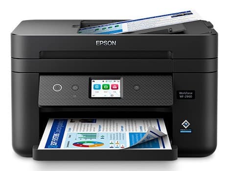 Epson WorkForce WF-2960DWF, Inkjet All-in-One, 20 ppm, 4800×1200 DPI, A4
