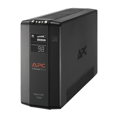 APC Back-UPS Pro BX1000M, 1kVA 600W, 8 NEMA 5-15R Outlets, Line-Interactive