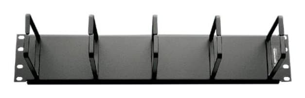 Legrand 8UH038, 2U Horizontal Cable Panel, Steel, 5D Rings
