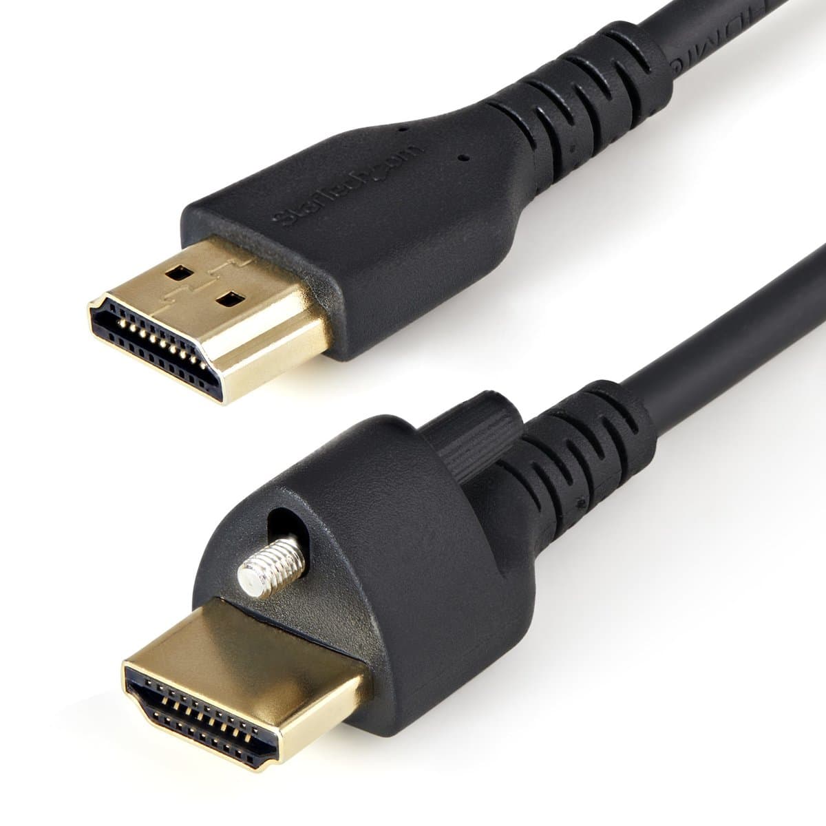 StarTech, HDMI Cable with Locking Screw, 1 m, 4K 60Hz HDMI 2.0