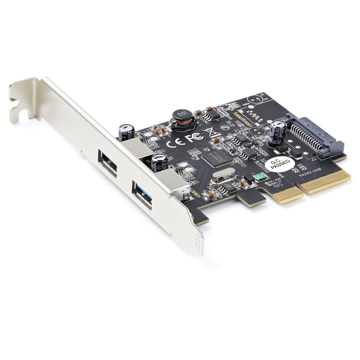 StarTech 2-Port USB 3.2 Gen 2 PCIe Card, 10Gbps, PCIe 3.0 x2, Full-height/Low-profile