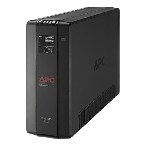 APC Back UPS Pro BX 1350VA, 810 W, 10 Outlets, Tower, Black